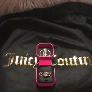 Juicy Couture vintage faux diamond ring